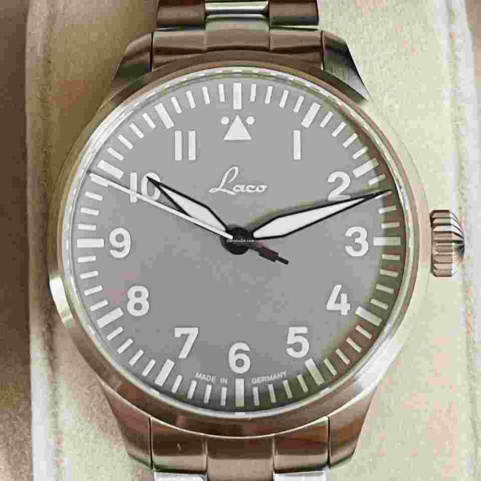 Laco Augsburg
Fliegeruhr Basis Augsburg Grau 39 MB Automatik - NEU - Full Set aus 03/2024