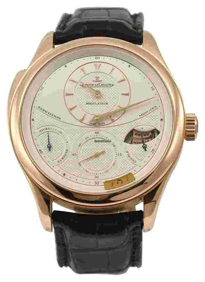 Jaeger-LeCoultre Master Grande Tradition
Minute Repeater in Rose Gold - Limited Edition of 30 pcs on Black Crocodile Leather Strap with Silver Dial