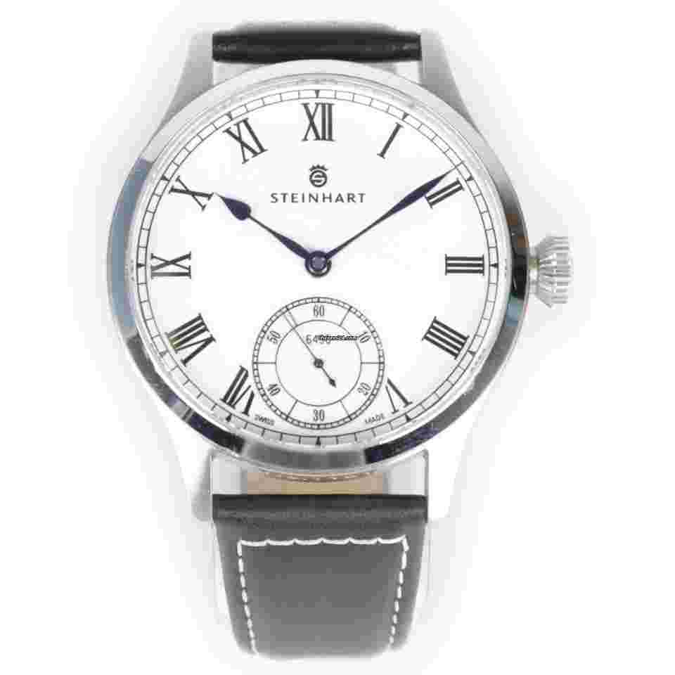Steinhart
Marine Chronometer 44mm White Roman Handwinding Swiss Watch B 105-0307