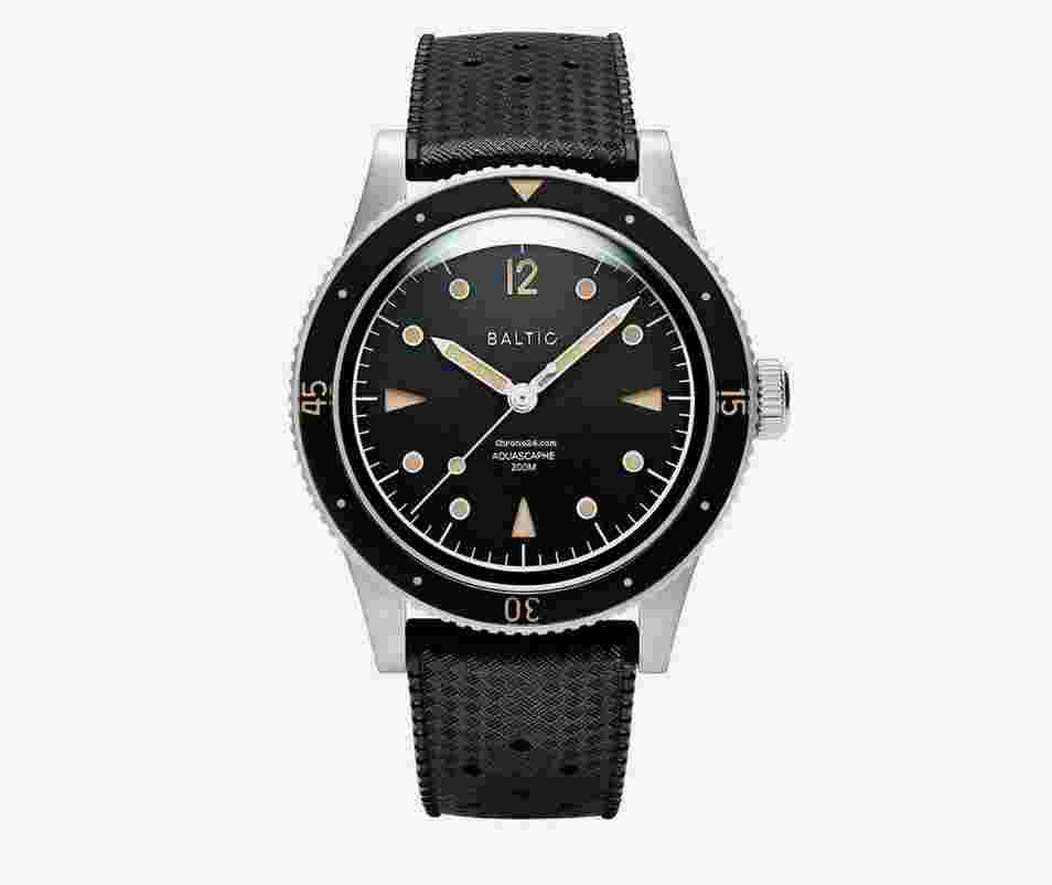 Baltic
Aquascaphe Classic Black Cream 39mm Automatic 200m
