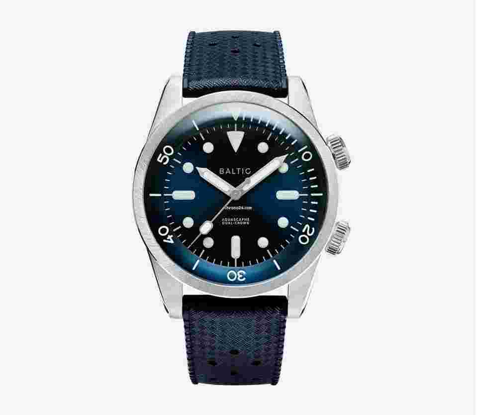Baltic
Aquascaphe Dual-Crown Blue 39mm Automatic 200m
