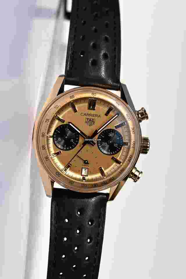 TAG Heuer Carrera
Chronograph Yellow Gold NEW UNWORN CBS2240.FC8319
