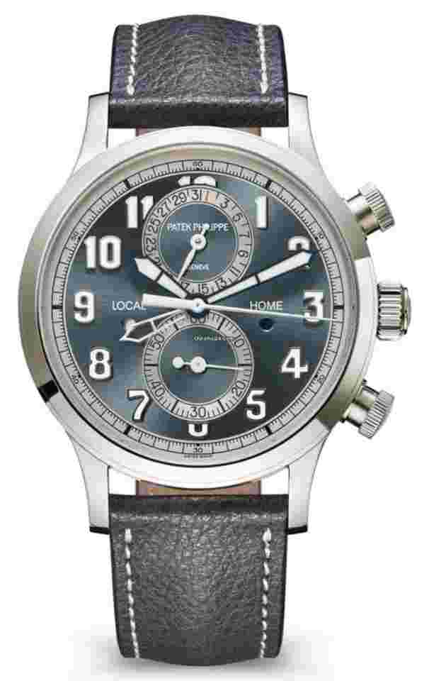 Patek Philippe Calatrava
2023+ Blue Dial Pilot Travel Time Chronograph Calatrava