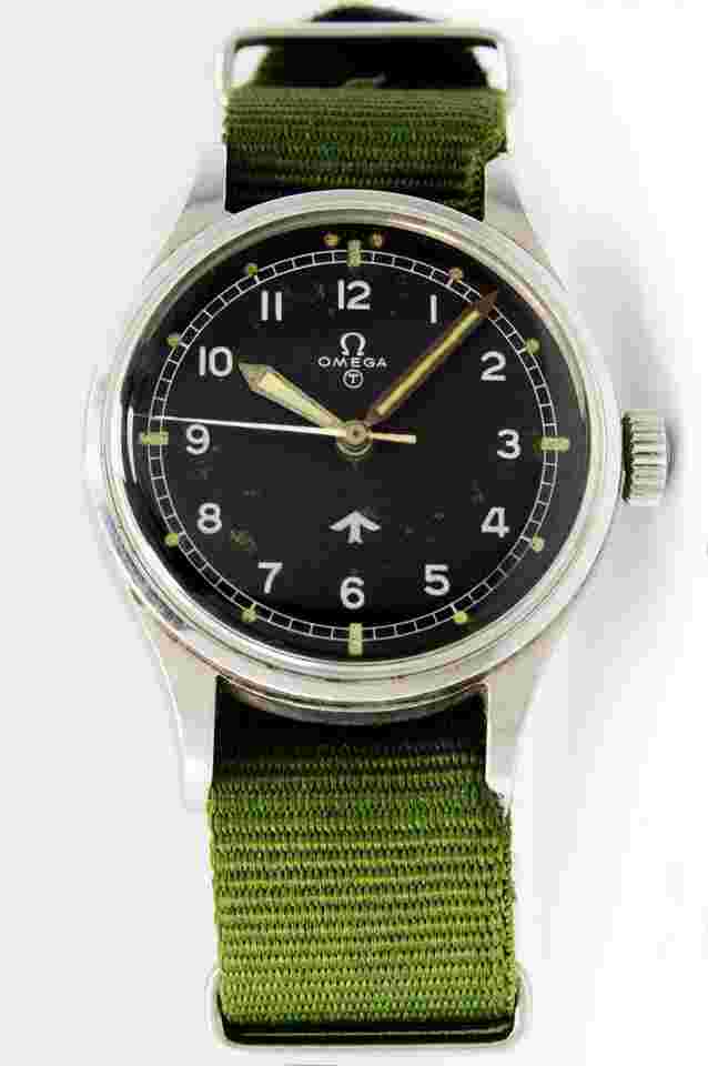 Omega Classic
Military 6B Fat Arrow RAF Original Black Dial Steel Mens Vintage Watch Ref 2777-1