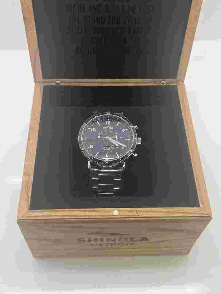 Shinola
The Canfield Sport Blue Dial Stainless Steel Watch 45mm S0120089890