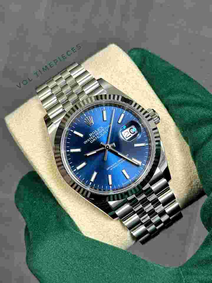 Rolex Datejust 36
NEW 2024 Blue Fluted Bezel/Jubilee
