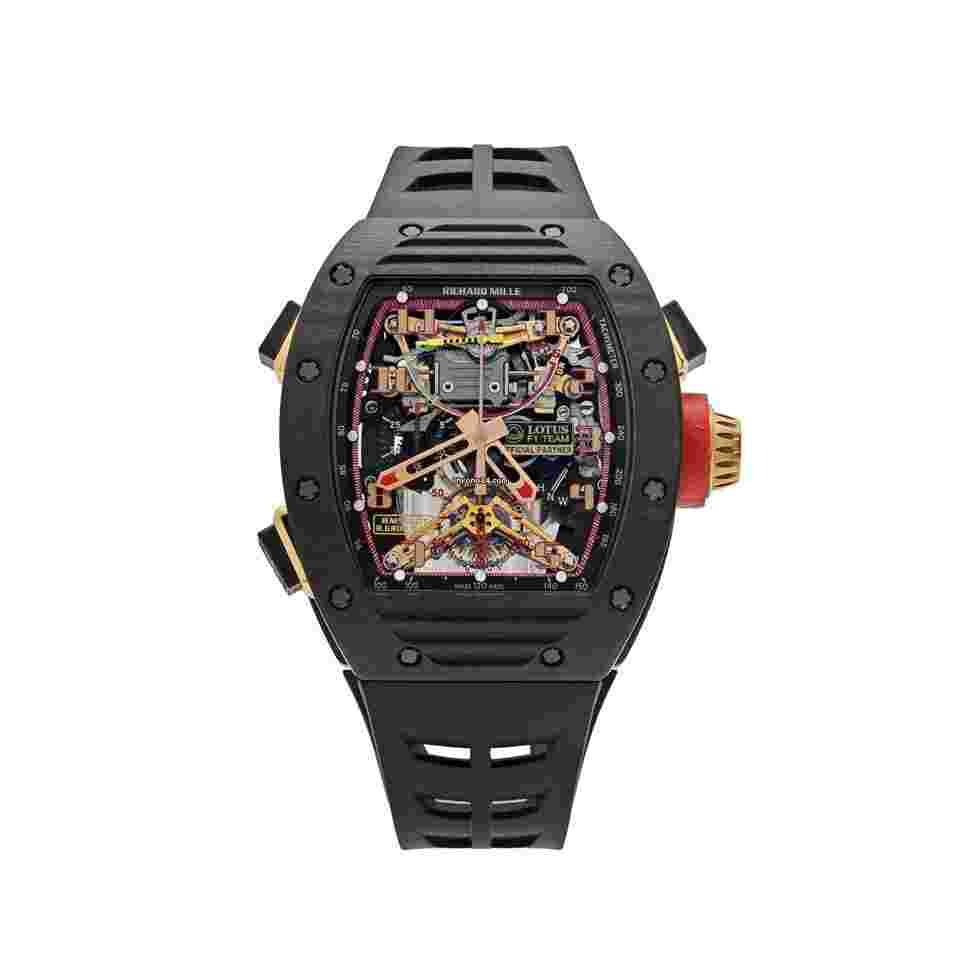 Richard Mille
RM 50-01 'Romain Grosjean Lotus F1 G-Sensor' Tourbillon Carbon NTPT