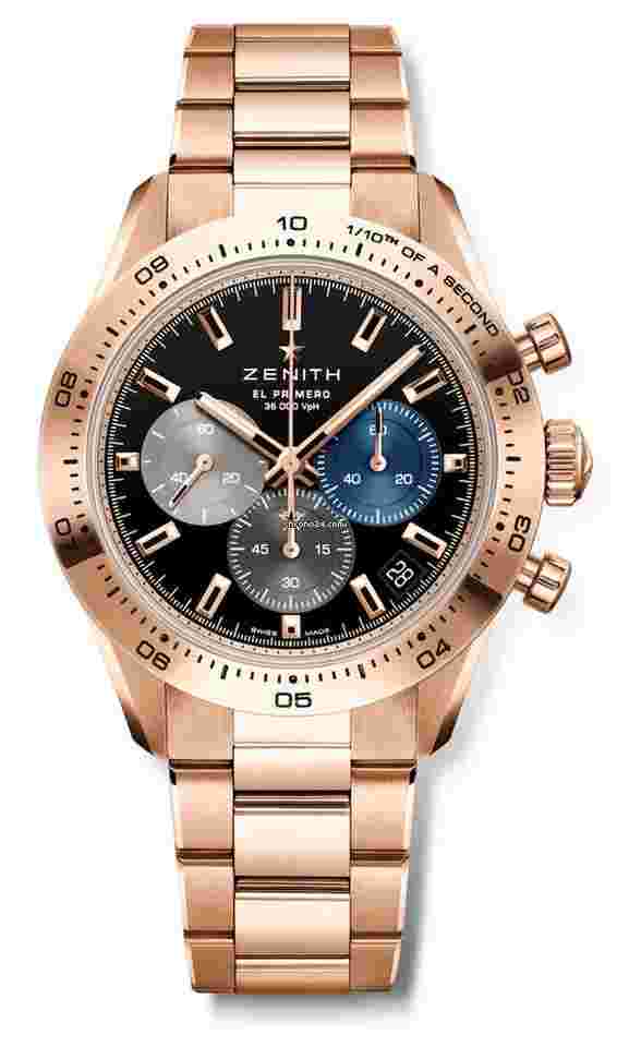 Zenith Chronomaster Sport
Black Tricolor Rose Gold Men’s Watch 18.3101.3600/21.M3100