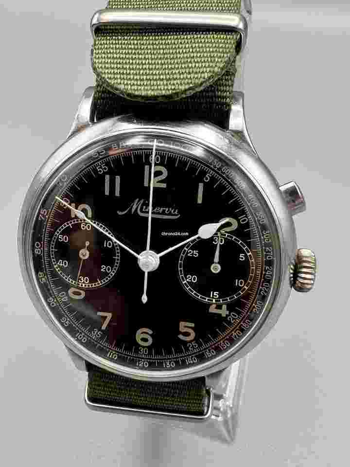 Minerva
Vintage Pilot’s Chronograph 41 mm 1930s