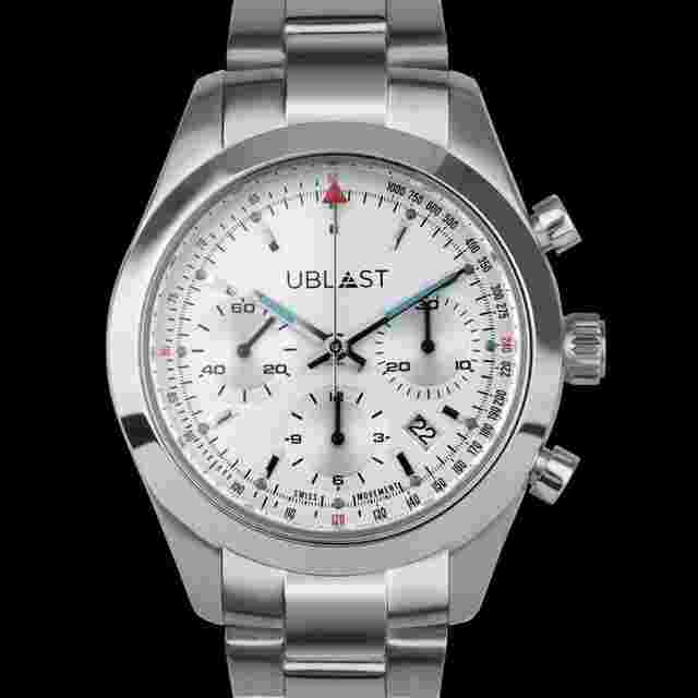 Ublast "Unique is still Better" + Watch Winder Box Explorer Swiss Movement Chronograph