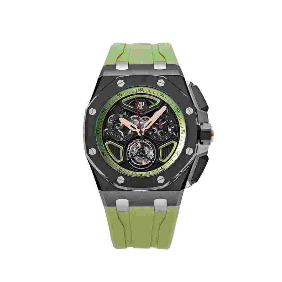 Audemars Piguet Royal Oak Offshore Tourbillon Chronograph
26622CE.OO.D062CA.01 Flying Tourbillon Chronograph Limited Edition