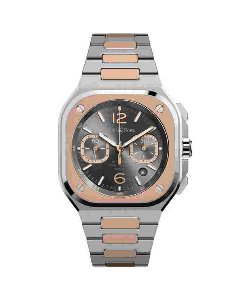 Bell & Ross BR 05
Chrono Grey Steel & Gold NEW UNWORN
