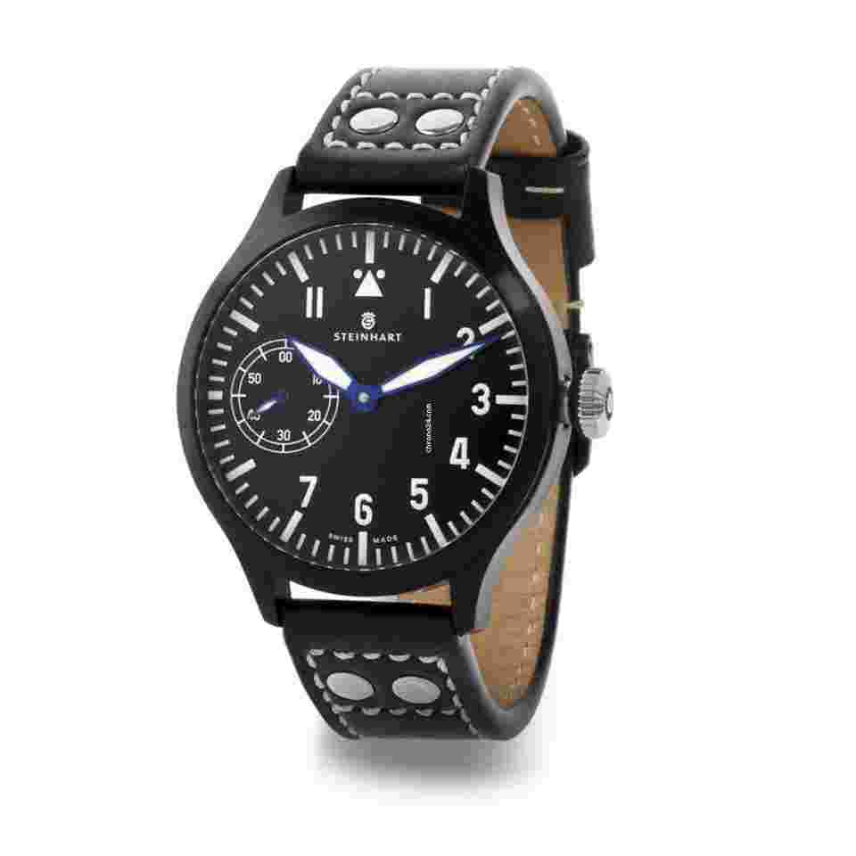 Steinhart
Nav B-Uhr 47mm Handwinding Black Men Watch ETA Unitas 6497-1 107-0371
