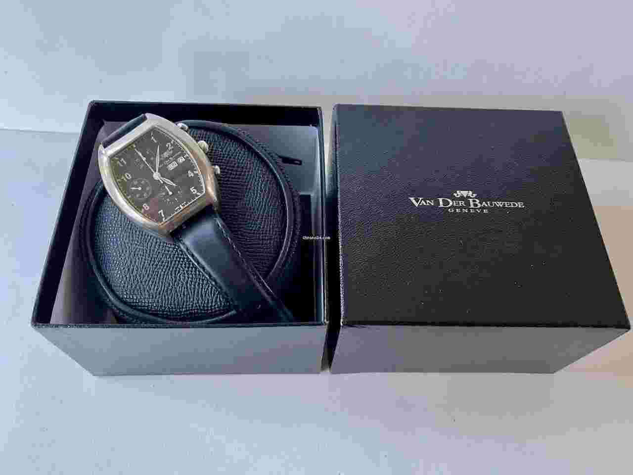 Van Der Bauwede
Geneve Magnum Chronograph Three Registers Automatic Day/Date Silver800 Cal.35 Swiss Made