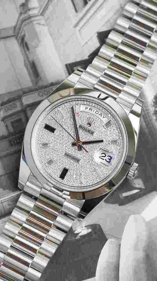 Rolex Day-Date 40
sapphire pave dial