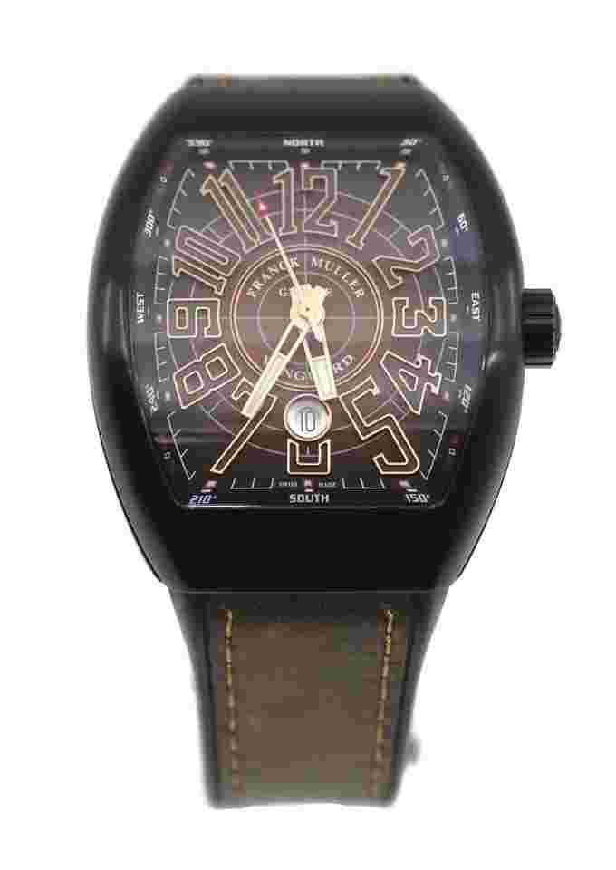 Franck Muller Vanguard Men's Black Watch - V45SCDT