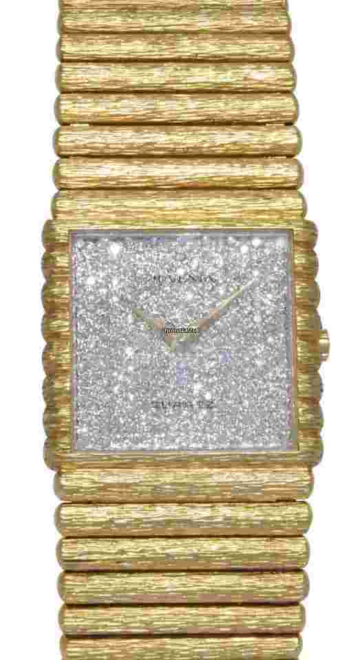 Juvenia
18k Yellow Gold Pave Diamond Dial Ladies 25mm Dress Quartz Watch