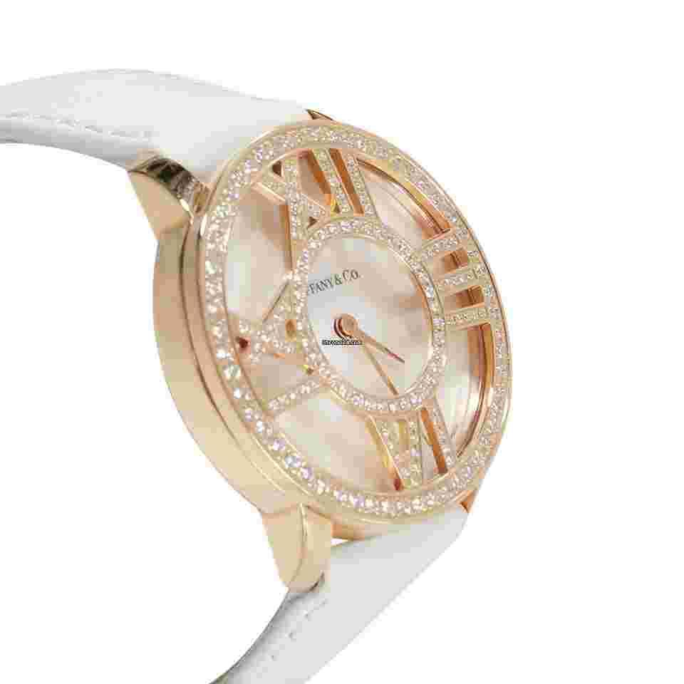 Tiffany Atlas
& Co. Atlas Cocktail Z1901.10.30E91A40B Women's Watch in 18kt Rose Gold