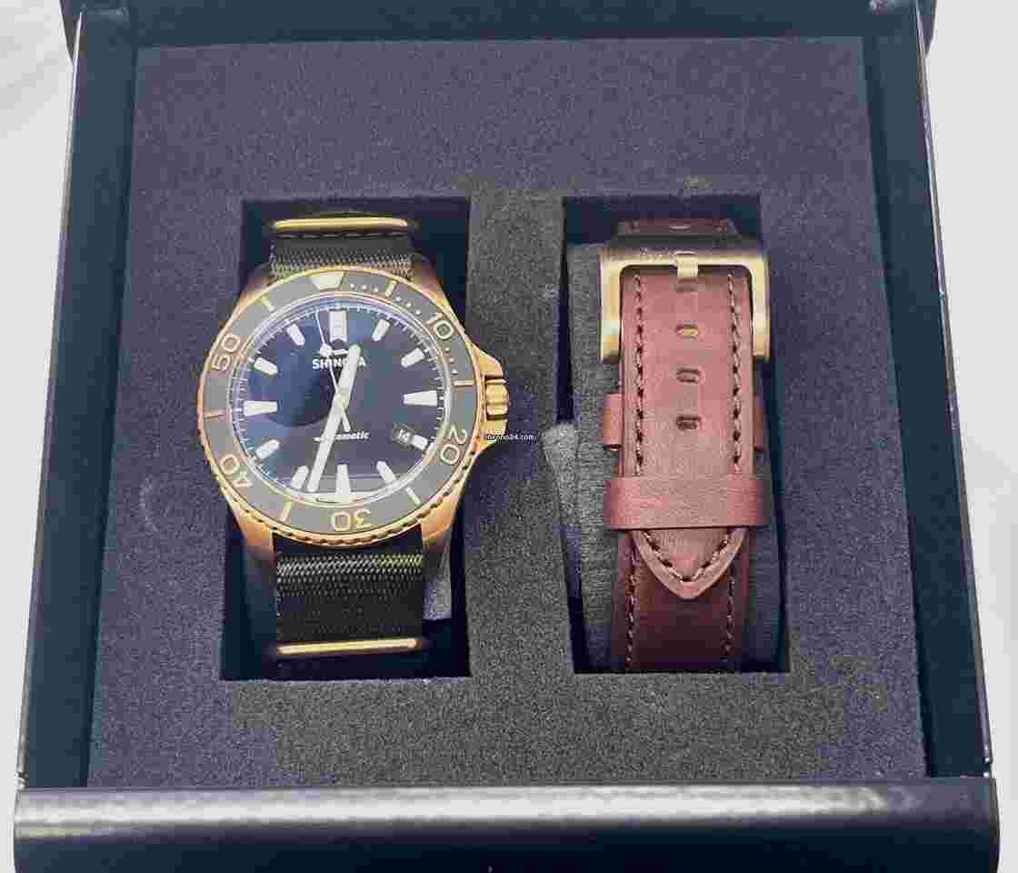 Shinola
The Bronze Monster Automatic 43mm Black Dial Leather Strap S0120161956