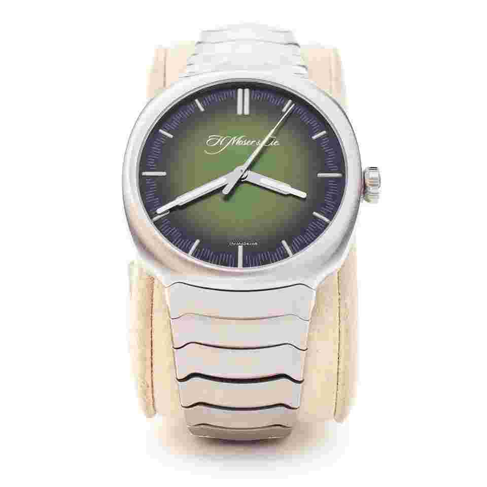 H.Moser & Cie.
MOSER Streamliner Centre Seconds 6200-1200 Green Dragon 40mm Stainless Steel FULL SET 2022