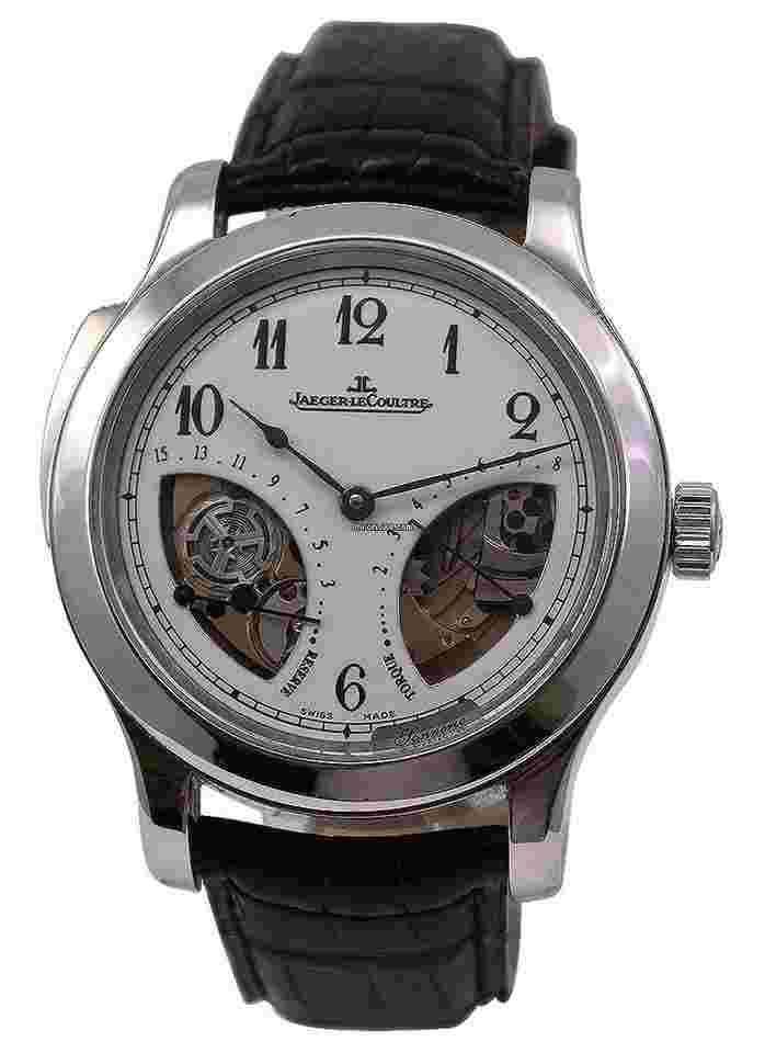 Jaeger-LeCoultre Master Minute Repeater
Grand Feu in Platinum - Limited to 50 Pieces on Strap with White Enamel Dial