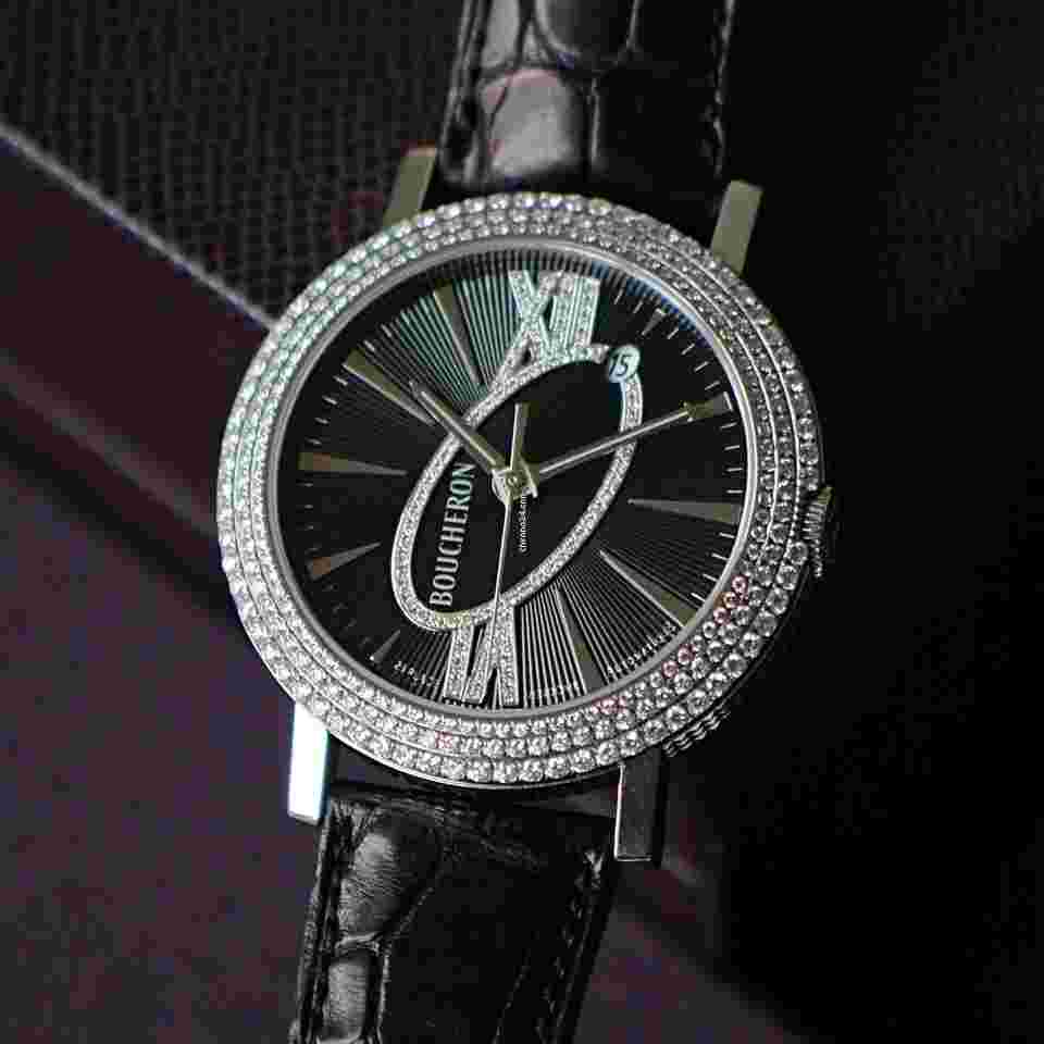 Boucheron
Rondo Diamonds Black Automatic - Full set 2008 - 38 mm