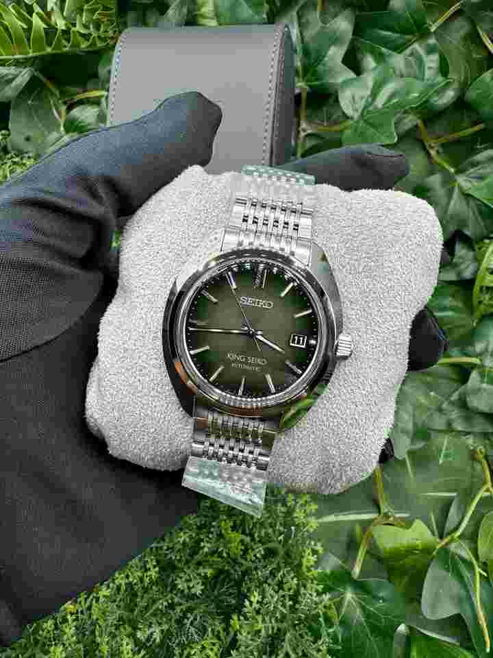 King Seiko 39mm Green SJE113