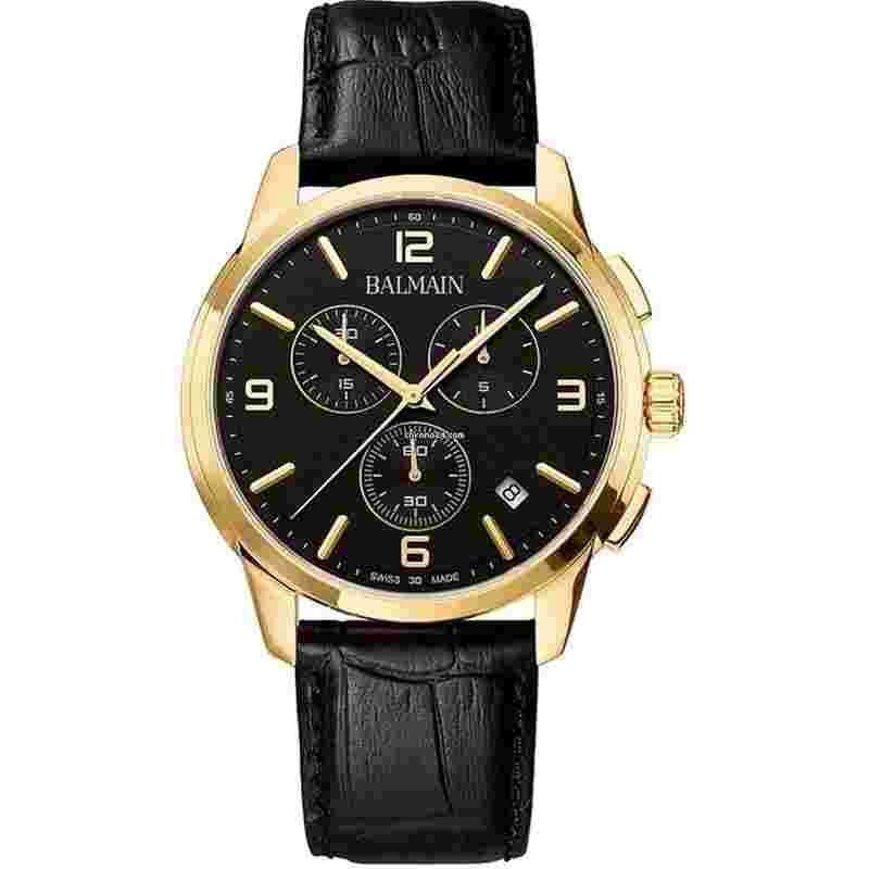 Balmain
Madrigal 42mm Chronograph Yellow Gold-Black Men's Watch B74803264
