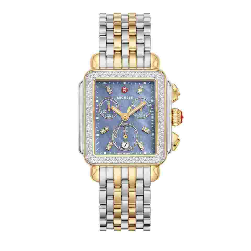 Michele Deco
Two-tone Blue Mop Dial Mww06a000809