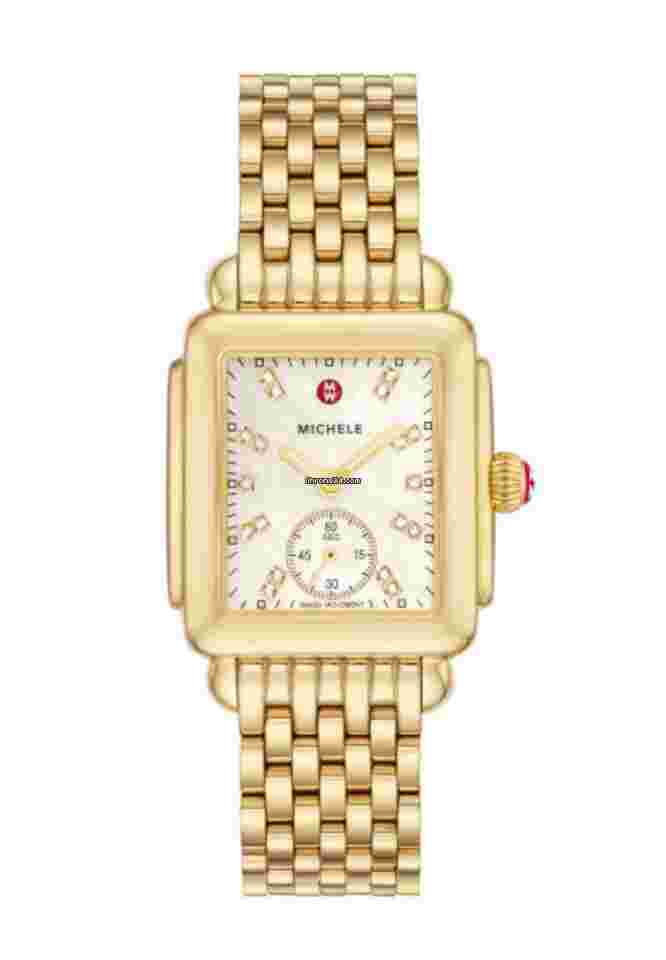 Michele Deco
MWW06V000004 Deco Mid Diamond Dial Gold 29 mm Quartz Women's Watch