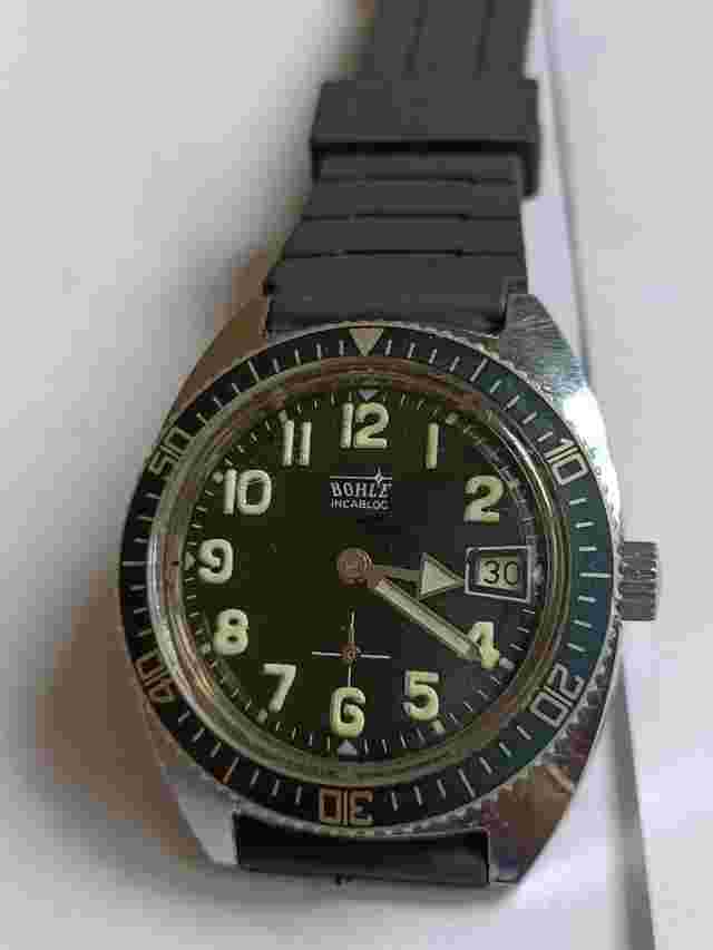 BÖHLE İncabloc DİVER MEN WRİST WATCH GOOD CONDİTİON USED DİVER WATCH