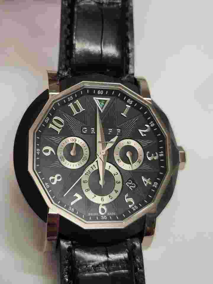 Graf
White Gold Mens Chronograph NEW UNWORN