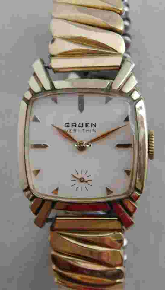 Gruen
Veri-Thin 10k Gold Filled Circa 1940's Manual Wind Mens/Womens Watch....27mm