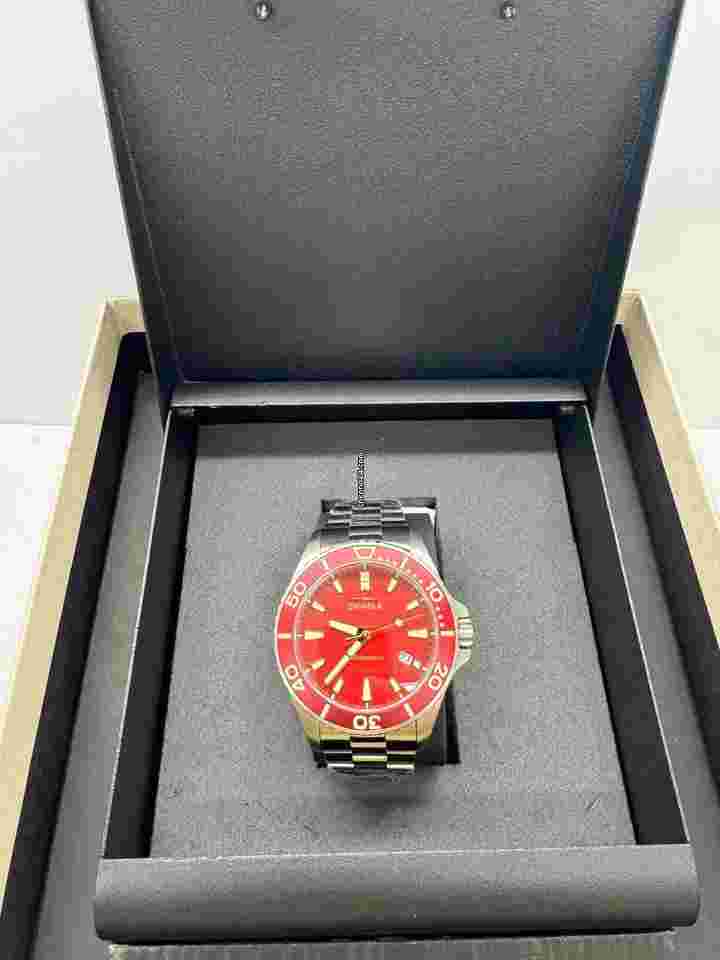 Shinola
The Lava Lake Monster Automatic 43mm Red Dial Titanium Watch S0120291080