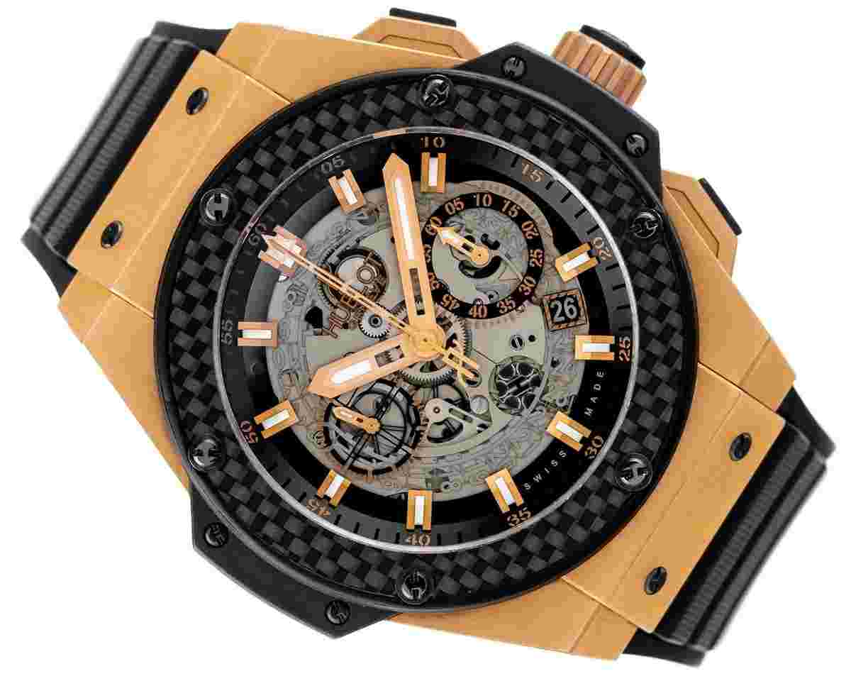 Hublot King Power
Unico Chronograph Rose Gold 18k Carbon Ref. 701.oq.0180.rx