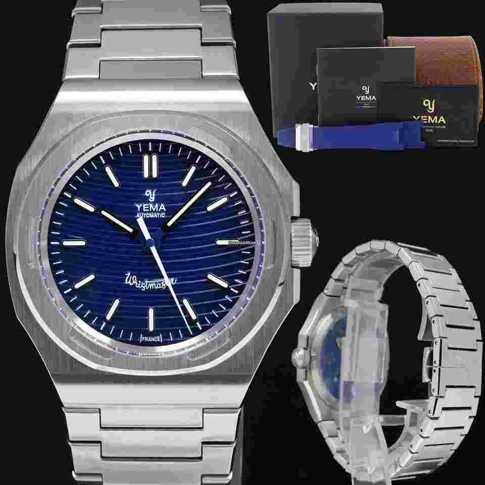 Yema
PAPERS NEW 2024 YEMA Wristmaster Traveler YWTR22-GMS Blue Limited Edition Watch