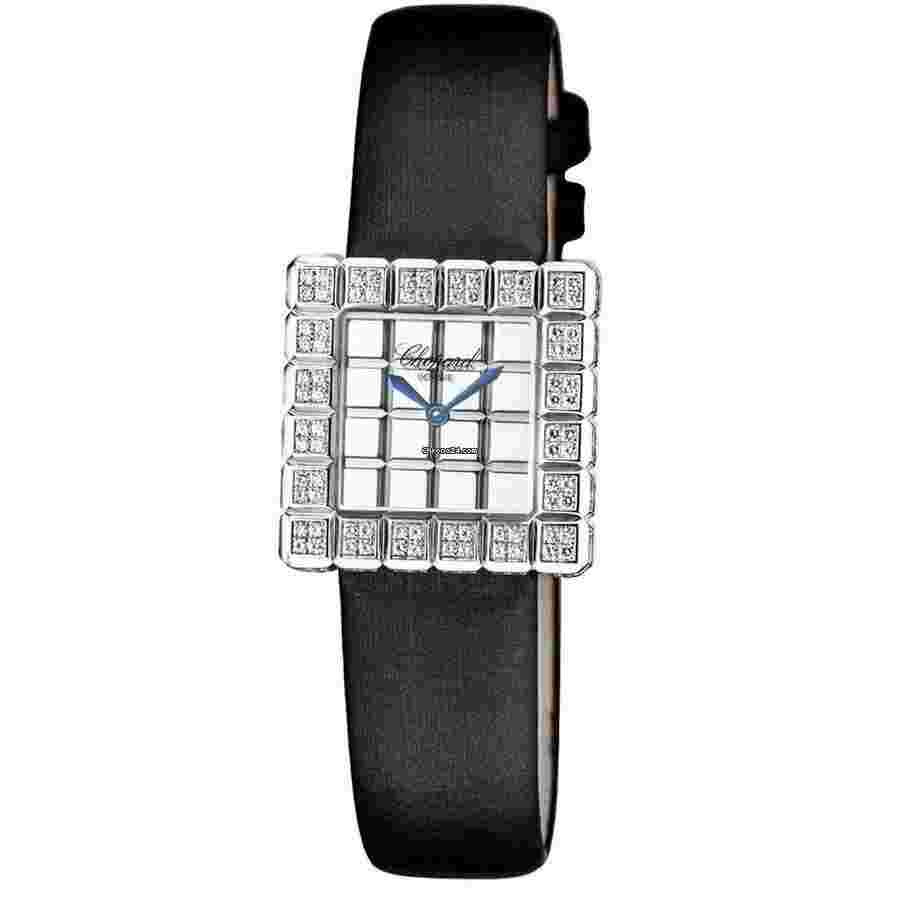 Chopard Ice Cube
18kt White Gold 136815/1001 Diamond Bezel Black Satin Strap Watch 2024