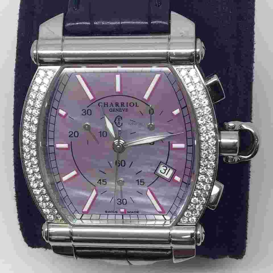 Charriol
Chrono Tonneau Diamonds