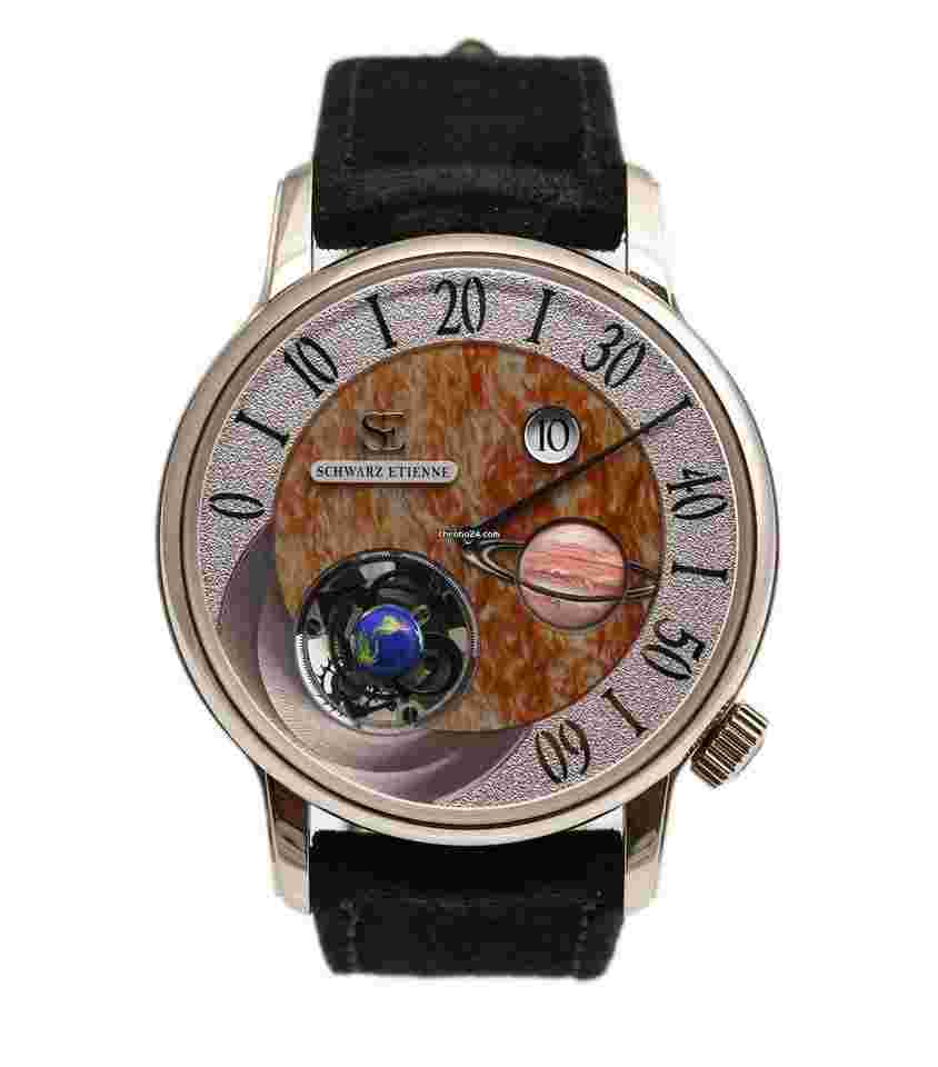 Schwarz Etienne
Tourbillon White Gold Jump hour Retrograde Minutes