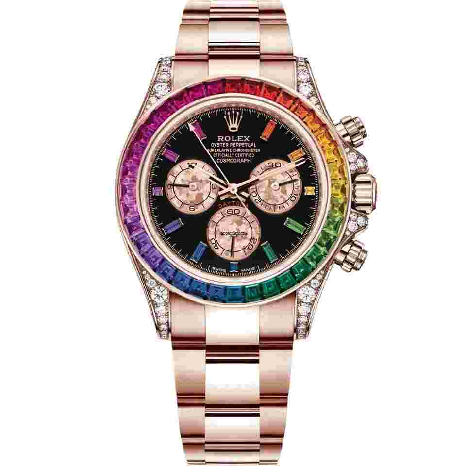 Rolex Daytona
116595RBOW Rainbow - Fully Stickered - Full set