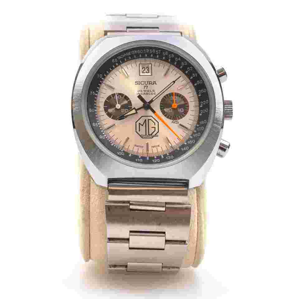 Sicura
MG Chronograph Date 50th Anniversary 1925-1975 Limited Edition Racing Stainless Steel 43mm