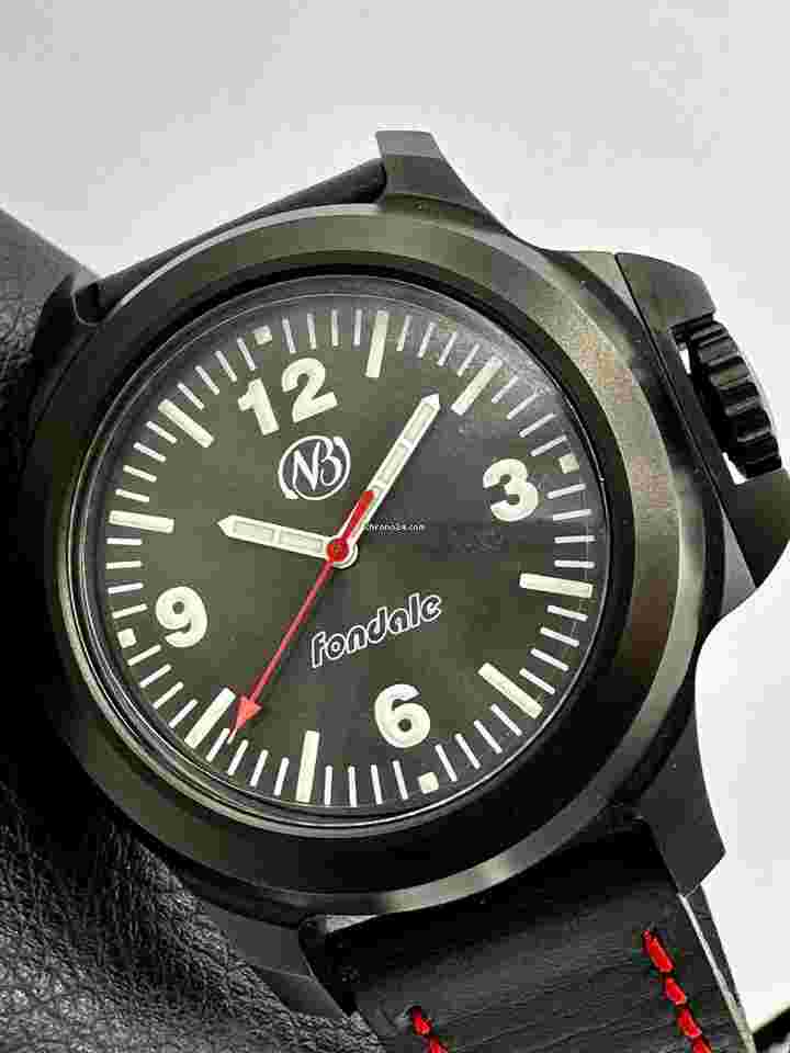 Ennebi
FONDALE Black DLC Coated Grey Sunburst Dial Swiss 44mm 1000m Serviced