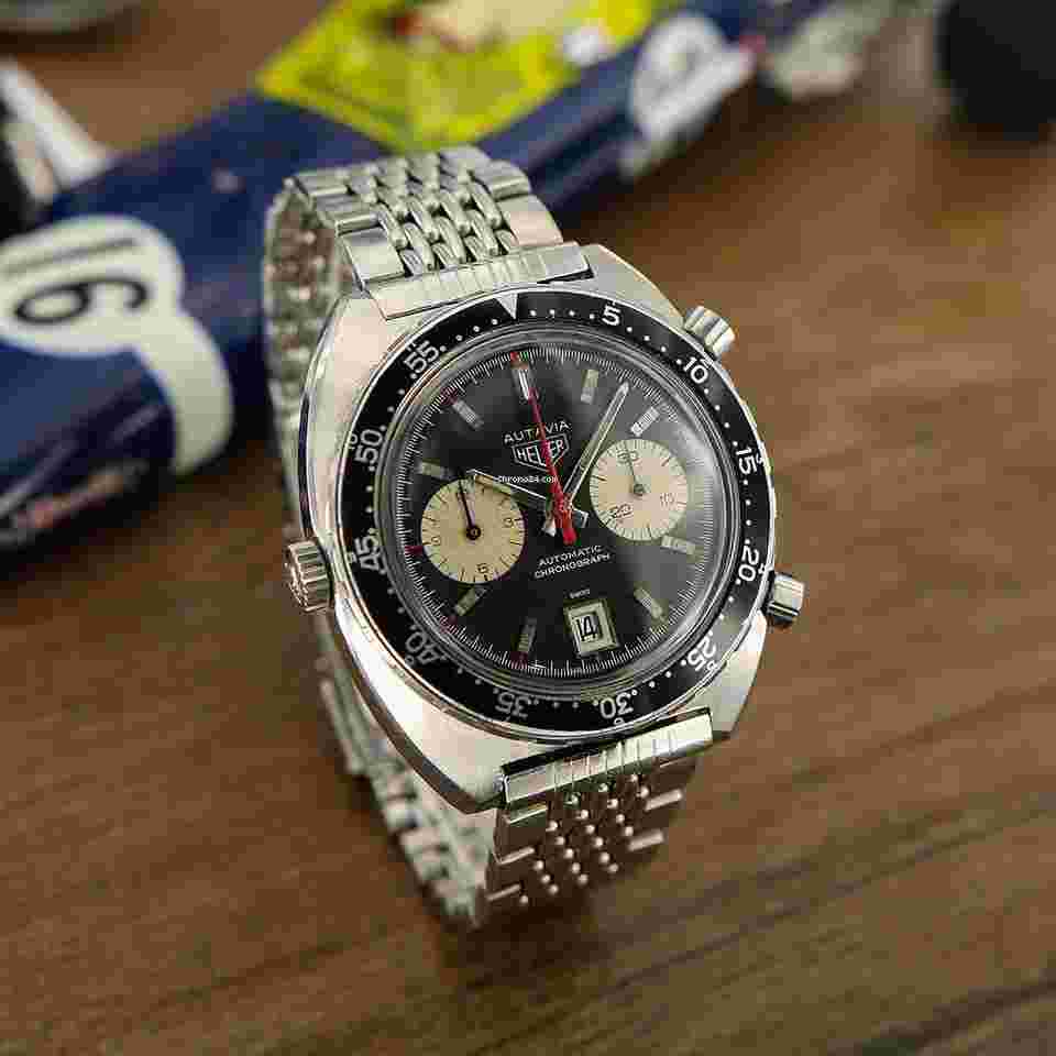Heuer
Autavia Chronograph "Derek Bell" Ref. 1163MH From 60s