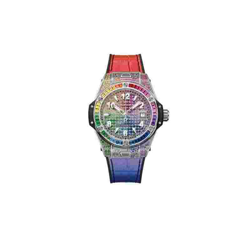 Hublot Big Bang
One Click Steel Rainbow Women's Watch 485.SX.9900.LR.0999