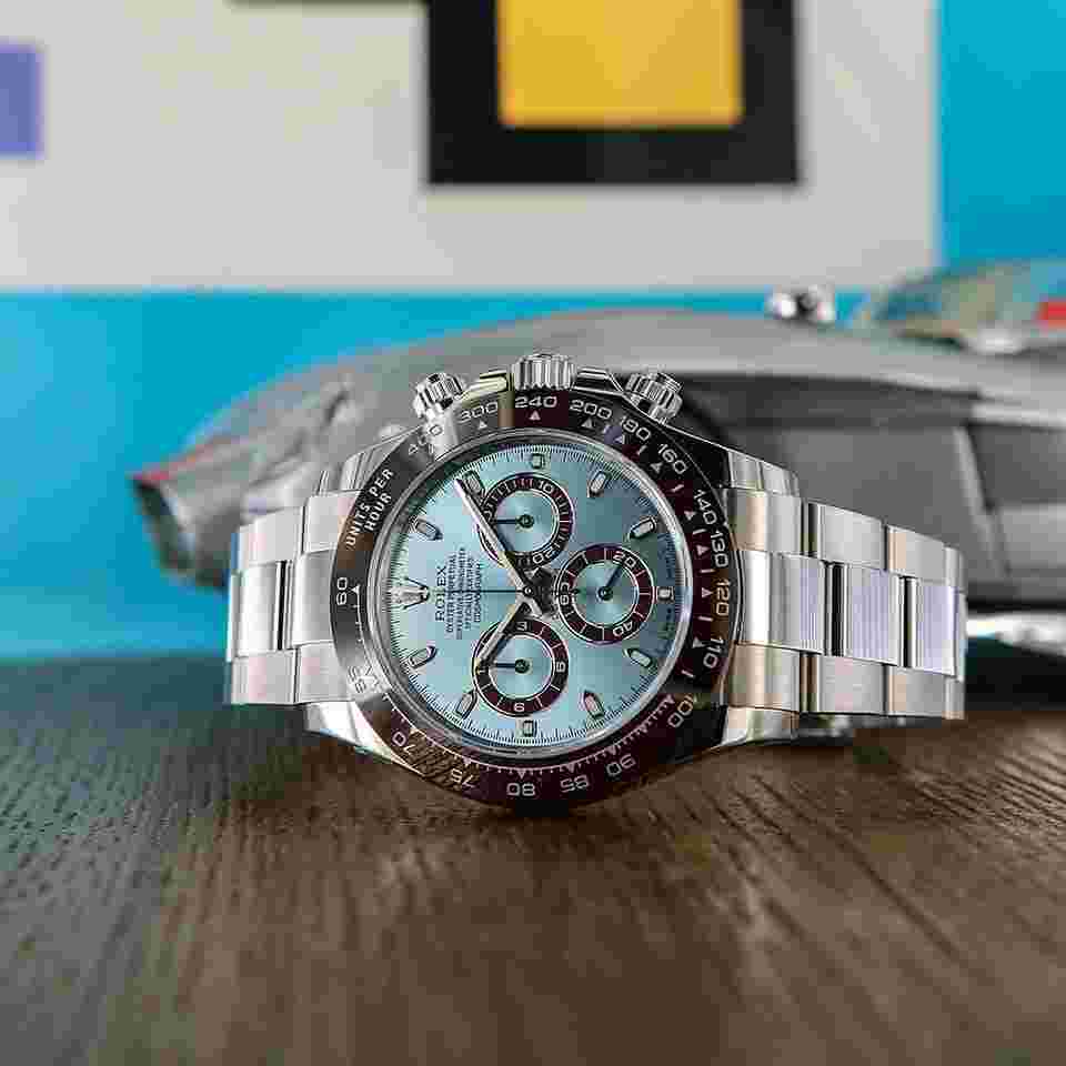 Rolex Daytona
Platinum Ref. 116506 Ice Blue Dial New Full Set 2022