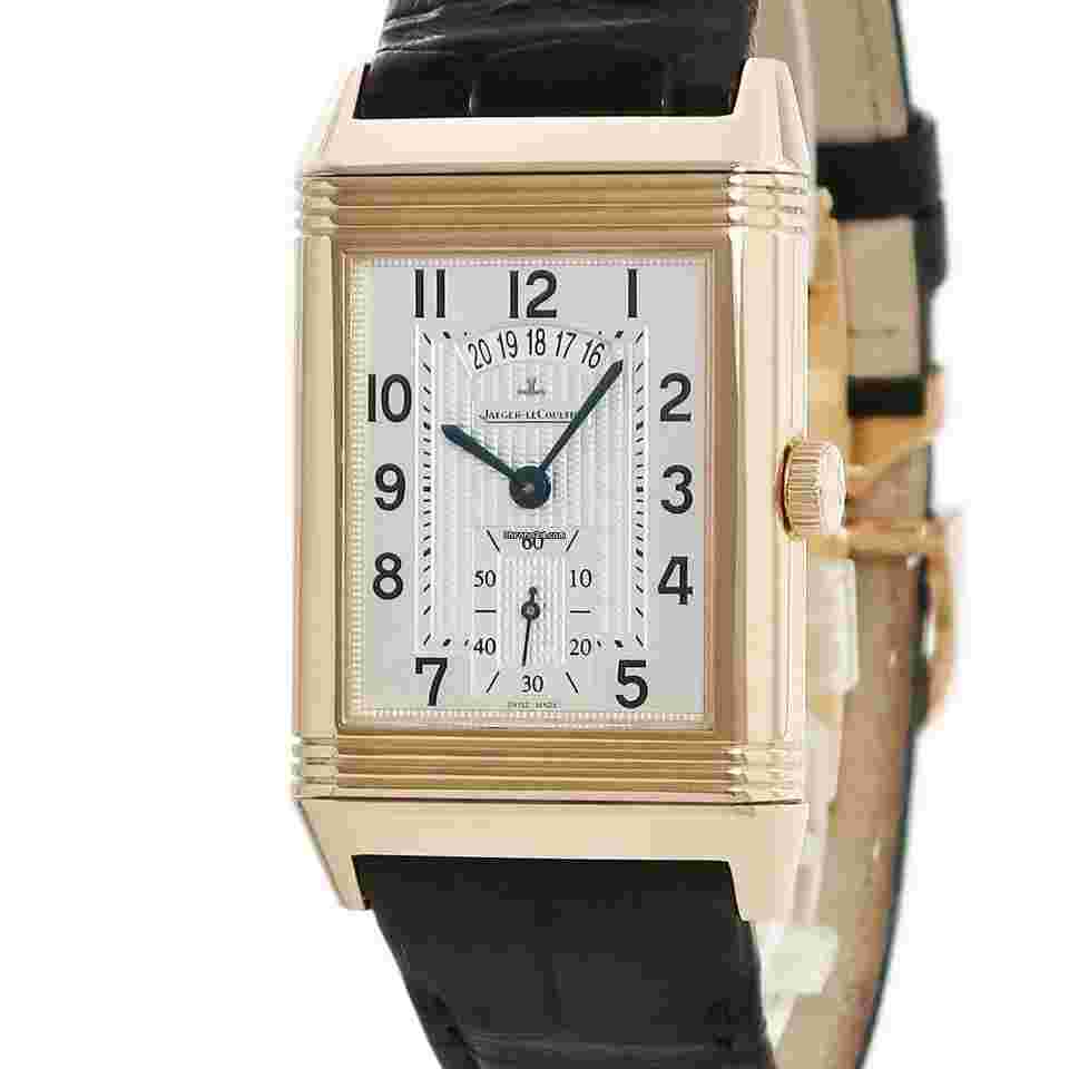 Jaeger-LeCoultre Grande Reverso Duo
Watches Q3742421 273.2.85 Grand Reverso Duo K18PG solid square rotating 2 time zones