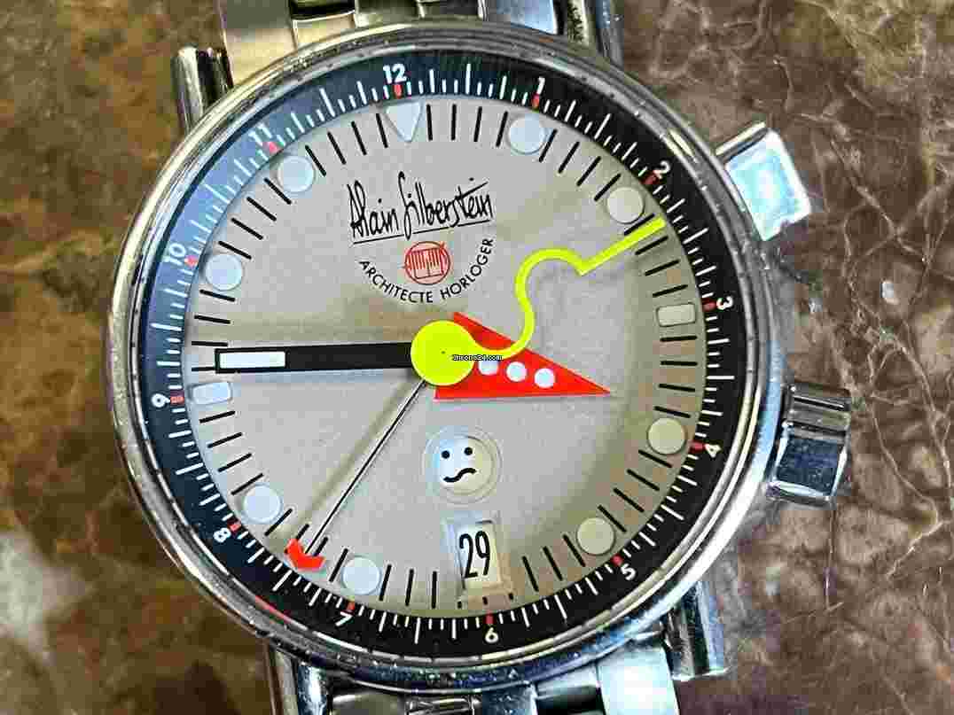 Alain Silberstein
Le Reveil SMILEDAY GMT Automatic 37mm with Box Papers Limited Edition 500pcs LR 42 G