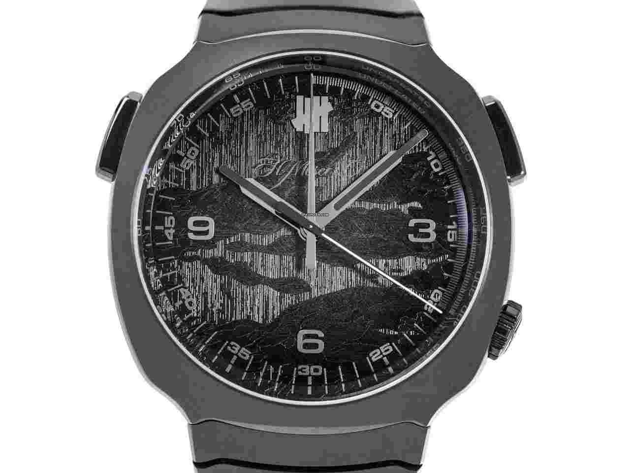 H.Moser & Cie.
& CIE STREAMLINER Flyback CHRONOGRAPH UNDEFEATED Ref 6902-1206 Limited Edition Stainless Steel DLC Box Papers Bj-2022