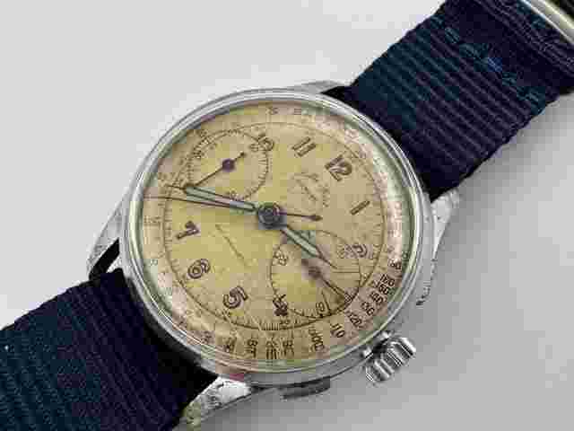 BELLA-SPORT Pulsations Chronograph Cal Landeron 48 Manual Wind - 34 mm