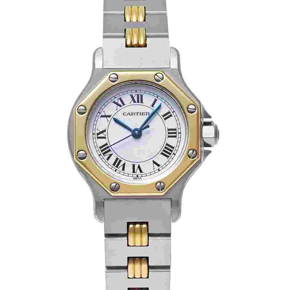 Cartier Santos
Octagon SM Gadron Bracelet Ref.2037231 Pre-owned Women's Watch